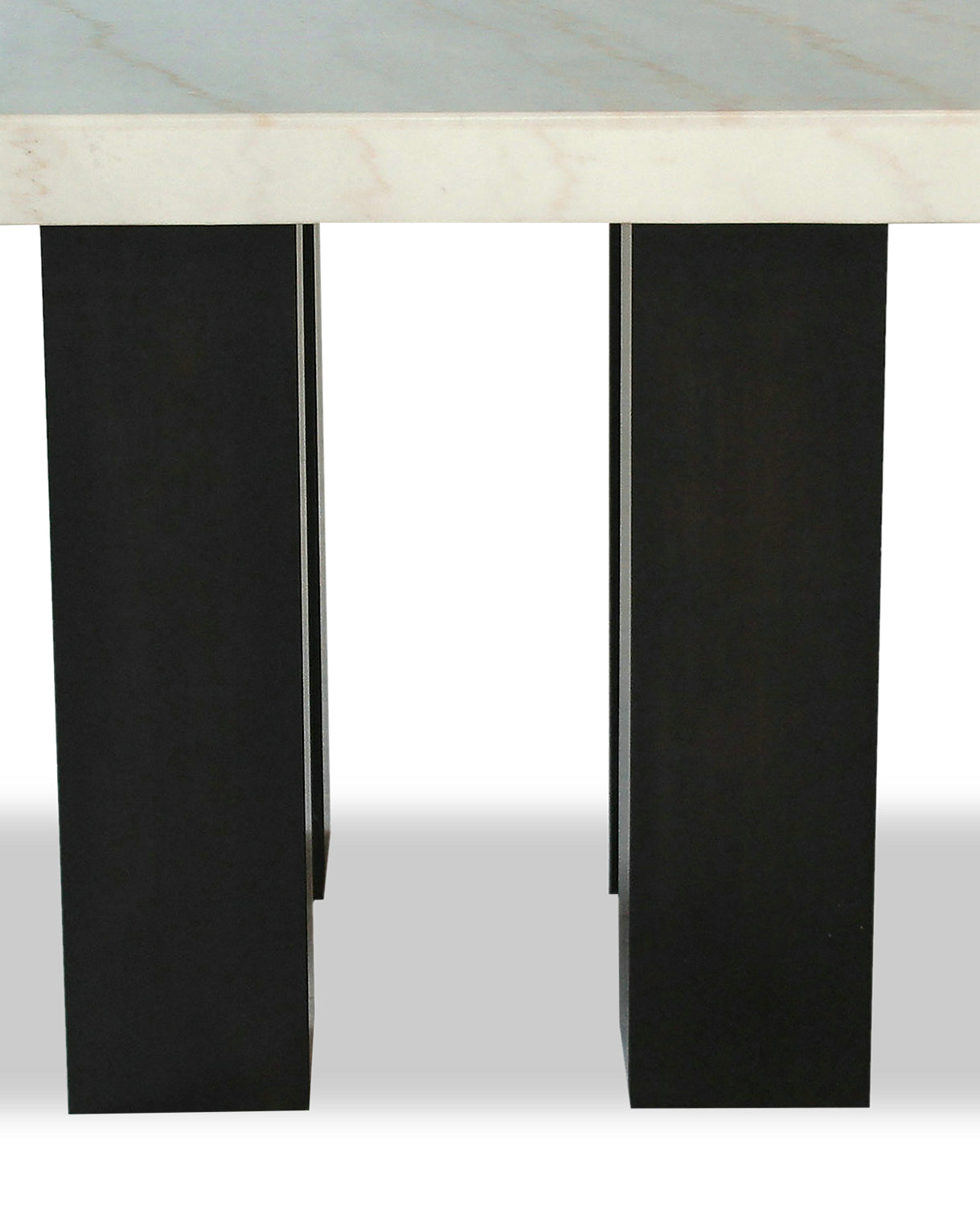 Cami Counter-Height Dining Table with Genuine Marble Top, 54"W Square - White | Table de salle à manger carrée Cami de 54 po (L) de hauteur comptoir avec dessus en marbre véritable - blanche
