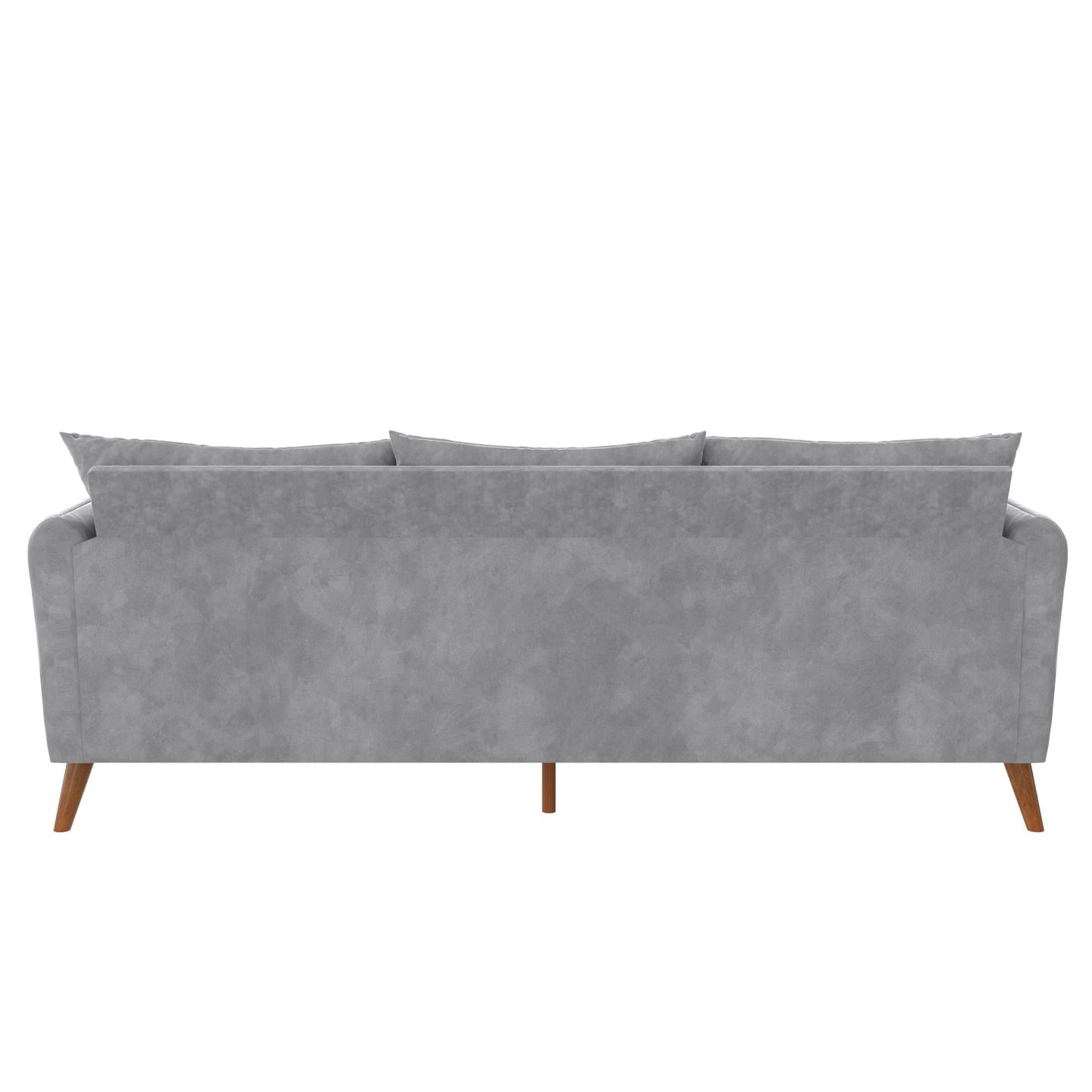 Novogratz Magnolia Reversible Sectional Sofa with Pillows - Grey|Sofa sectionnel réversible Magnolia de Novogratz avec coussins - gris