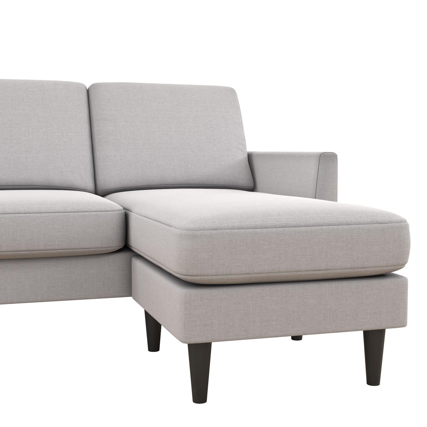 Mr. Kate Winston Reversible Linen Sofa Sectional - Light Grey|Sofa sectionnel réversible Winston de Mr. Kate en lin - gris clair