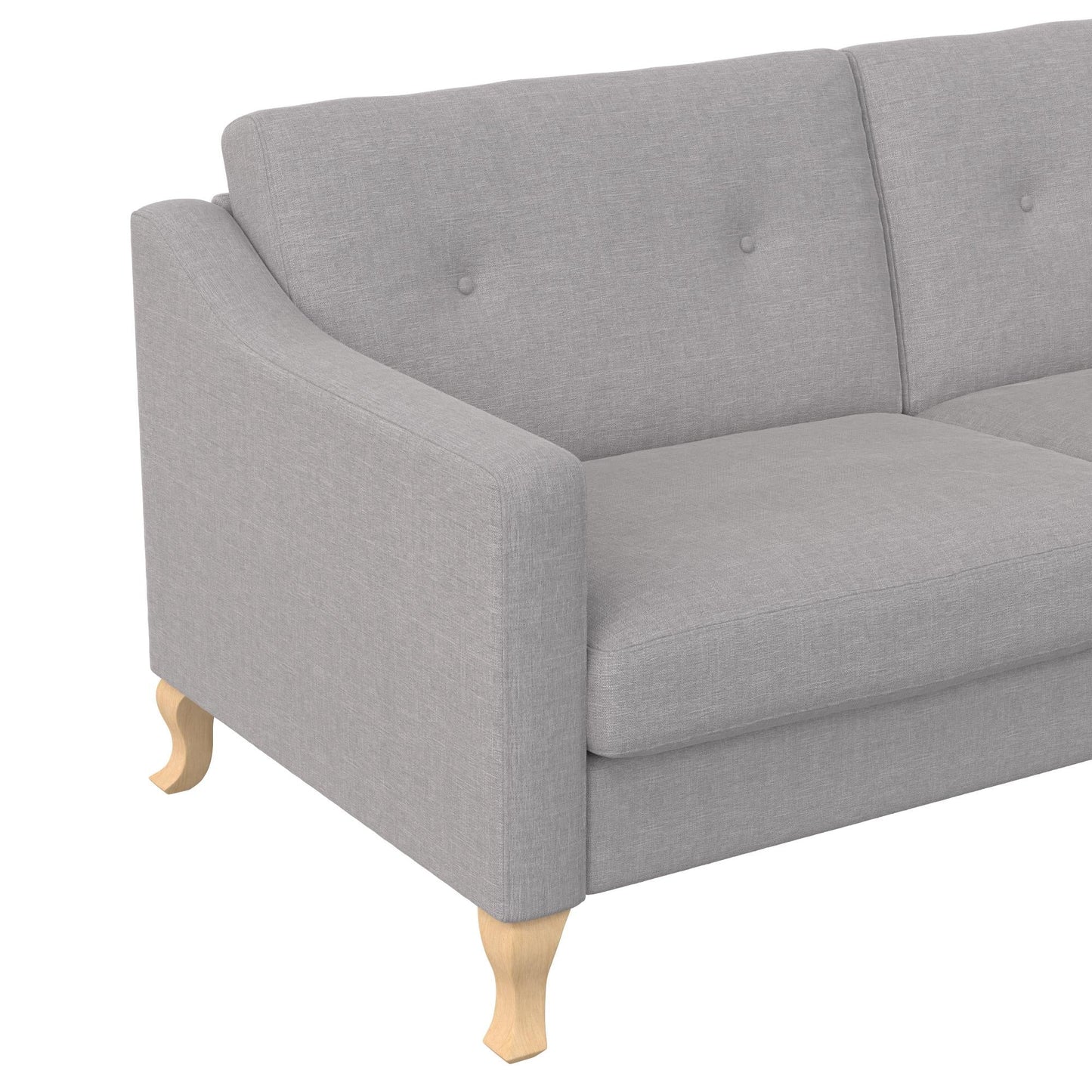 Mr. Kate Tess Linen Sofa - Light Grey|Sofa Tess de Mr. Kate en lin - gris clair