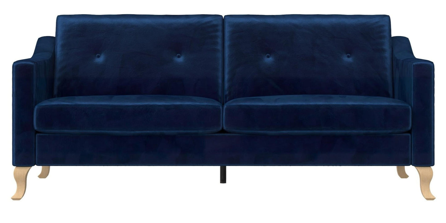Mr. Kate Tess Velvet Sofa - Blue|Sofa Tess de Mr. Kate en velours - bleu