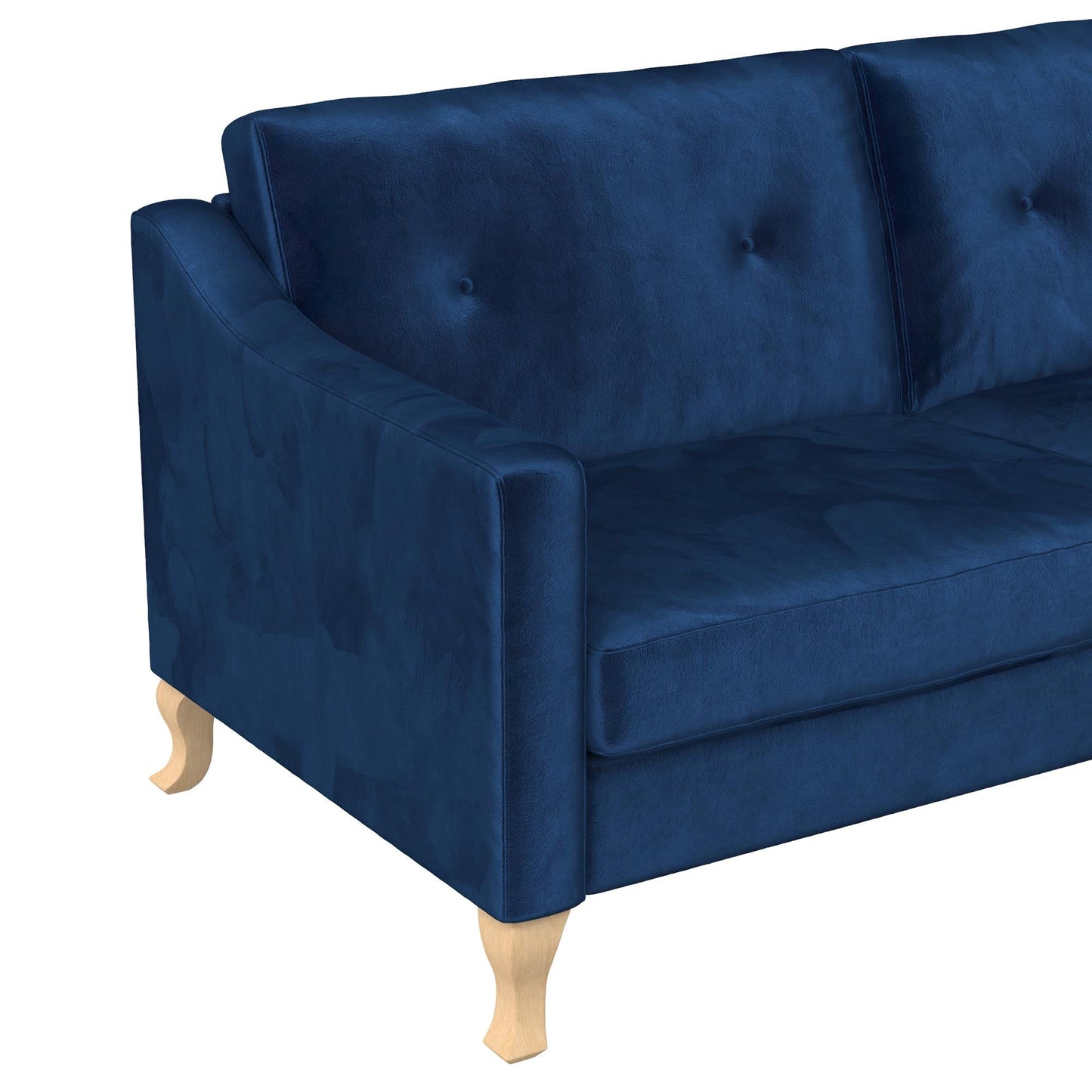 Mr. Kate Tess Velvet Sofa - Blue|Sofa Tess de Mr. Kate en velours - bleu