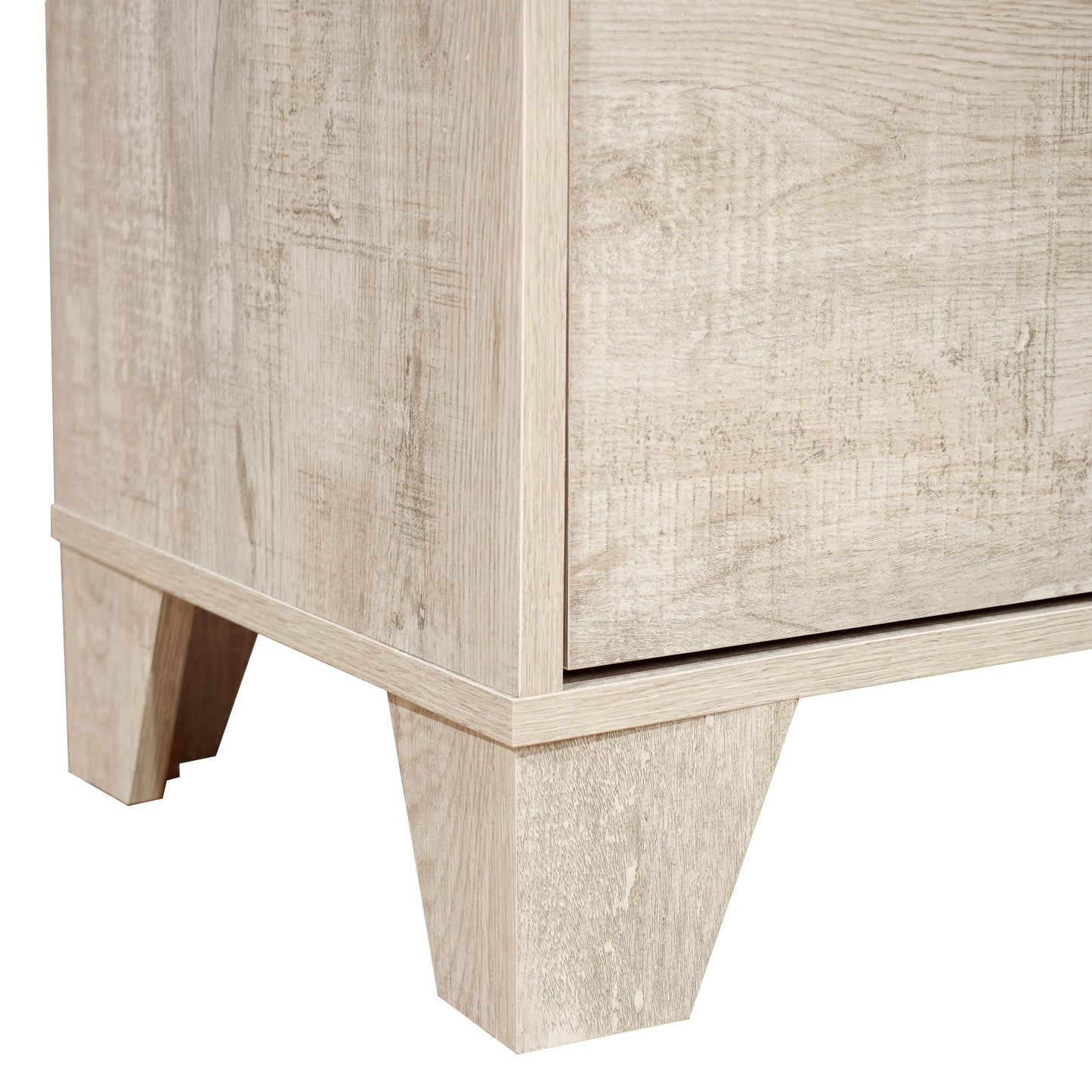 Arbor Bedroom Chest of Drawers, 5-Drawer, 31.5"W x 48.4"H - Driftwood White | Commode verticale de chambre à coucher Arbor de 31,5 po (L) x 48,4 po (H) à 5 tiroirs - bois de grève blanc