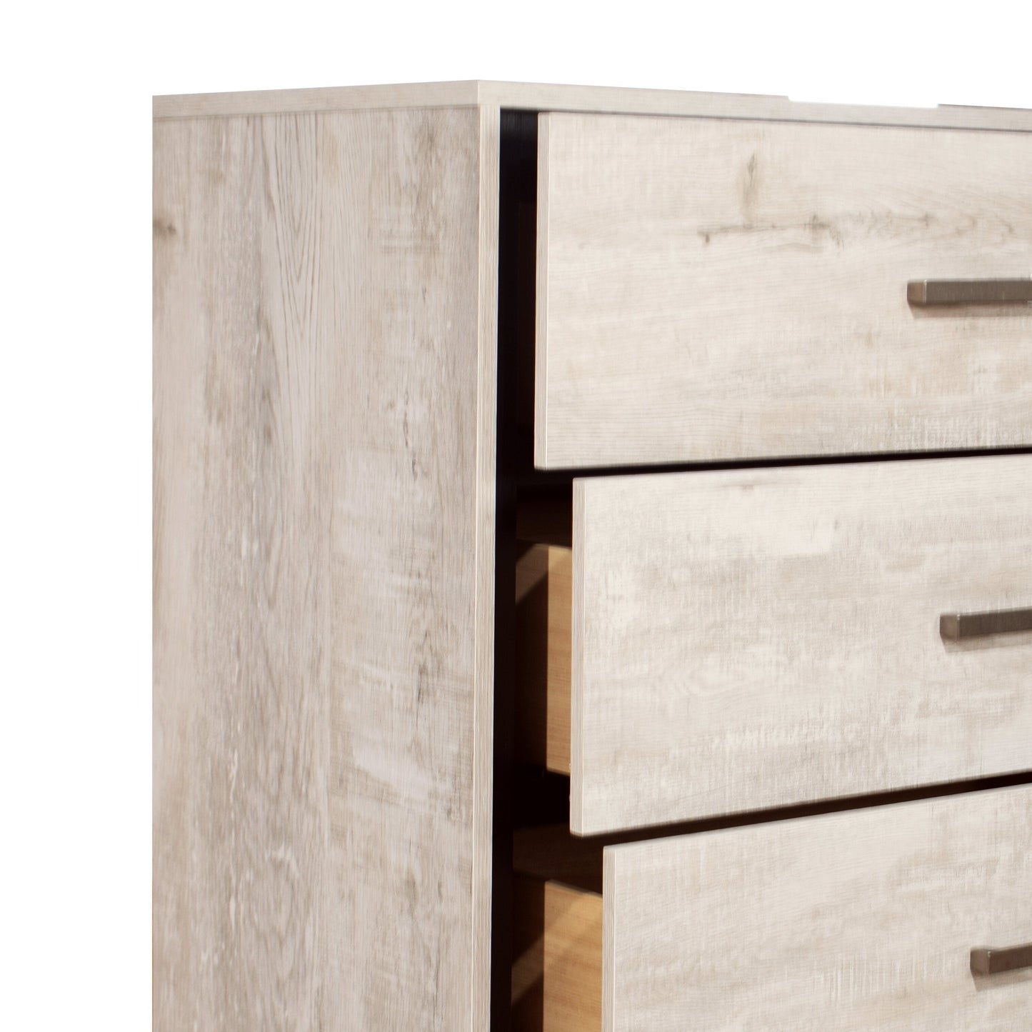 Arbor Bedroom Chest of Drawers, 5-Drawer, 31.5"W x 48.4"H - Driftwood White | Commode verticale de chambre à coucher Arbor de 31,5 po (L) x 48,4 po (H) à 5 tiroirs - bois de grève blanc