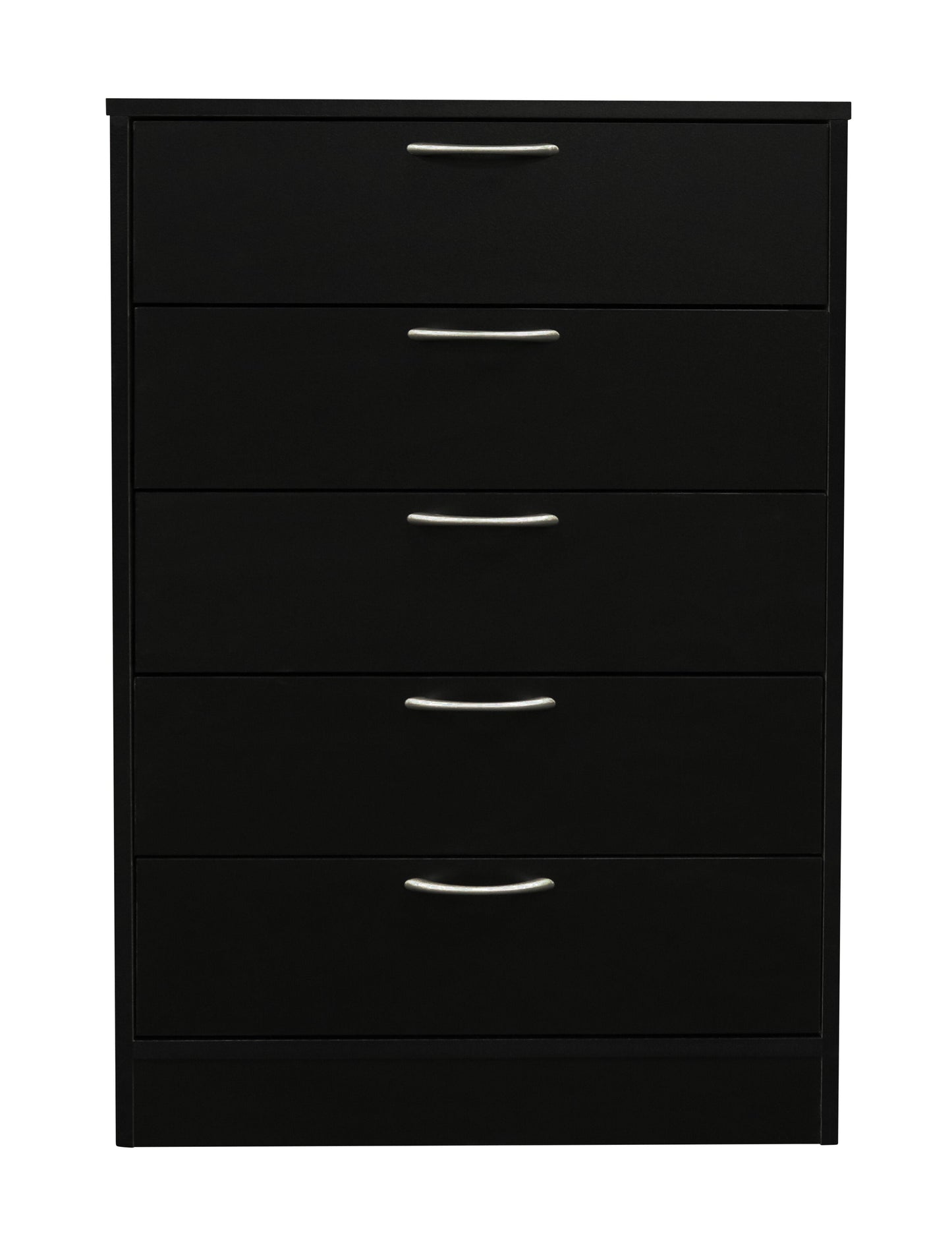 Arlo Bedroom Chest of Drawers, 5-Drawer, 23.6"W x 36.2"H, Made in Canada - Black | Commode verticale Arlo de 23,6 po (L) x 36,2 po (H) à 5 tiroirs pour la chambre à coucher, fabriquée au Canada - noire