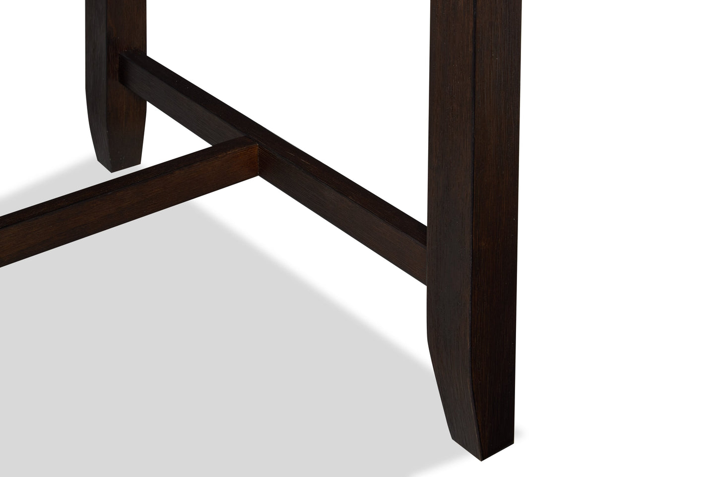 Astoria Counter-Height Dining Table with Built-in Shelves, 60"W - Brown | Table de salle à manger Astoria de 60 po (L) de hauteur comptoir avec tablettes intégrées - brune