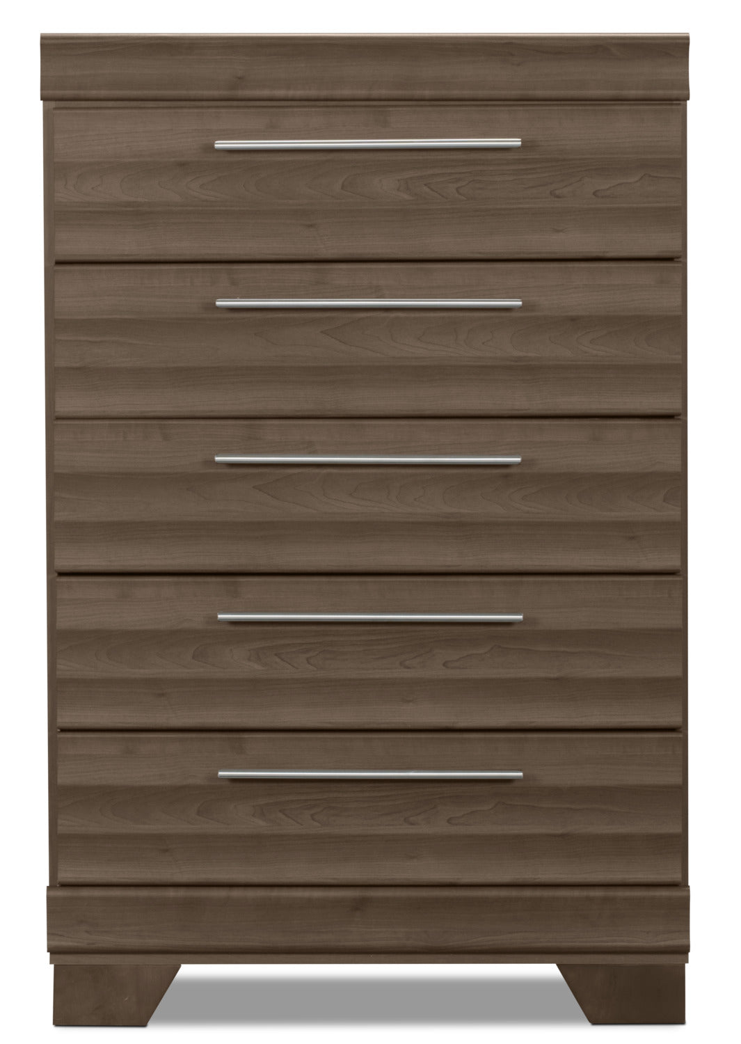 Olivia Bedroom Chest of Drawers, 5-Drawer, 31"W x 47.9"H, Made in Canada - Grey | Commode verticale Olivia de 31 po (L) x 47,9 po (H) à 5 tiroirs pour la chambre à coucher, fabriquée au Canada - grise