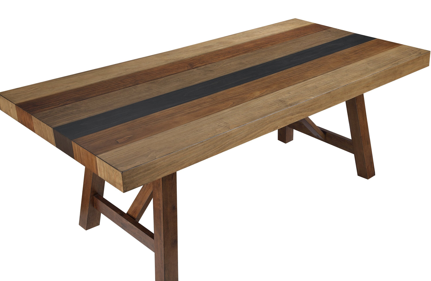 Boden Dining Table, 78"W, Trestle Base - Brown | Table de salle à manger Boden de 78 po (L) avec base à tréteaux - brune