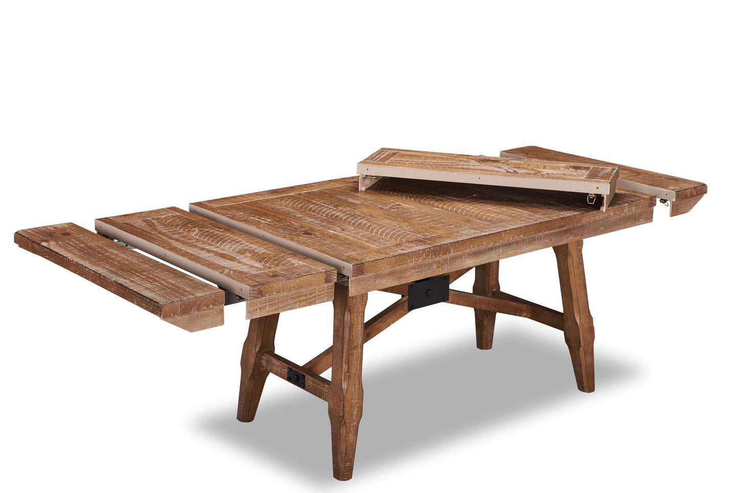 Cedar Dining Table, Pine Wood, Trestle-Base, 72.07"W - Brown | Table de salle à manger Cedar de 72,07 po (L) en pin avec base à tréteaux - brune