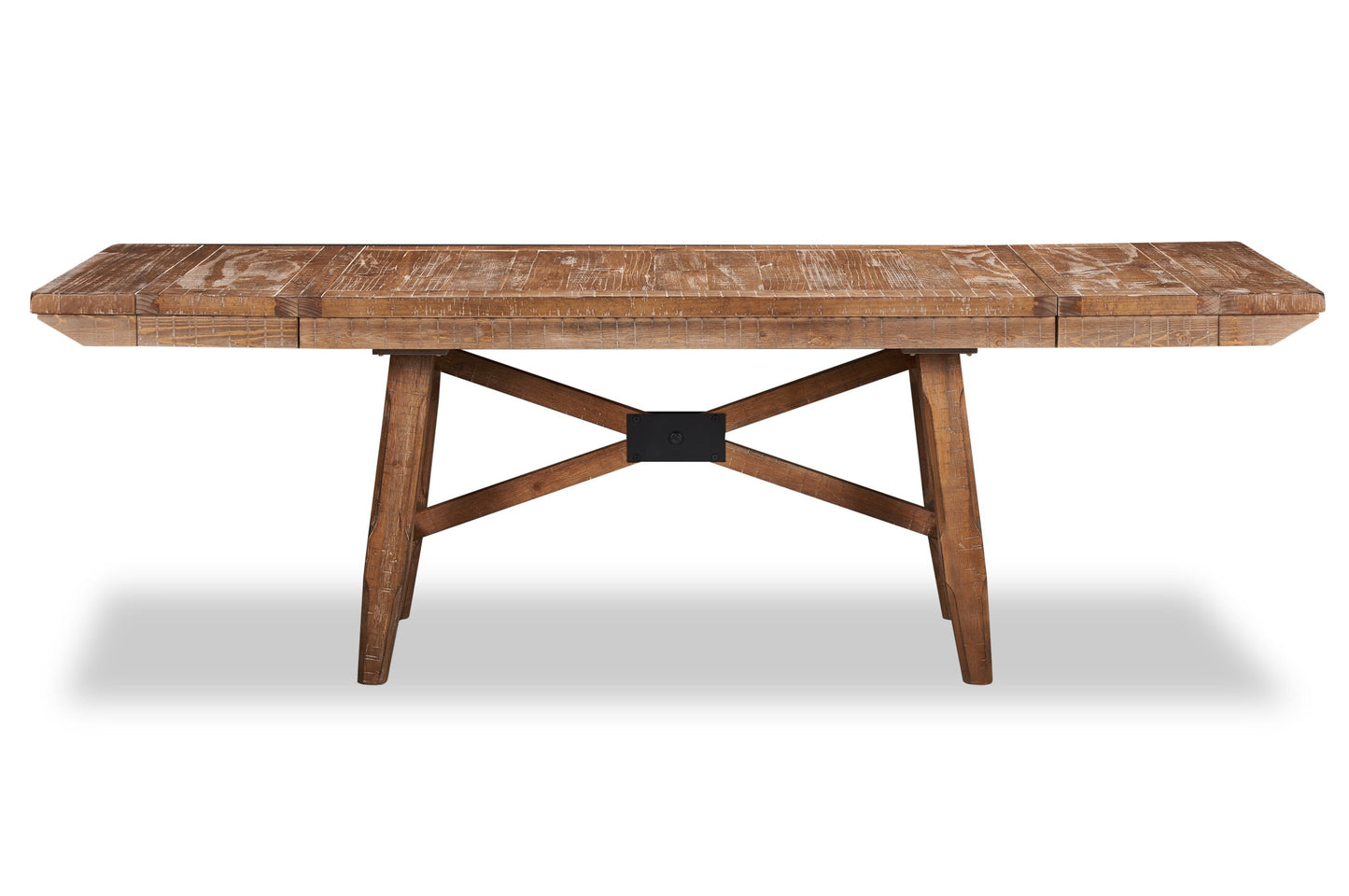 Cedar Dining Table, Pine Wood, Trestle-Base, 72.07"W - Brown | Table de salle à manger Cedar de 72,07 po (L) en pin avec base à tréteaux - brune