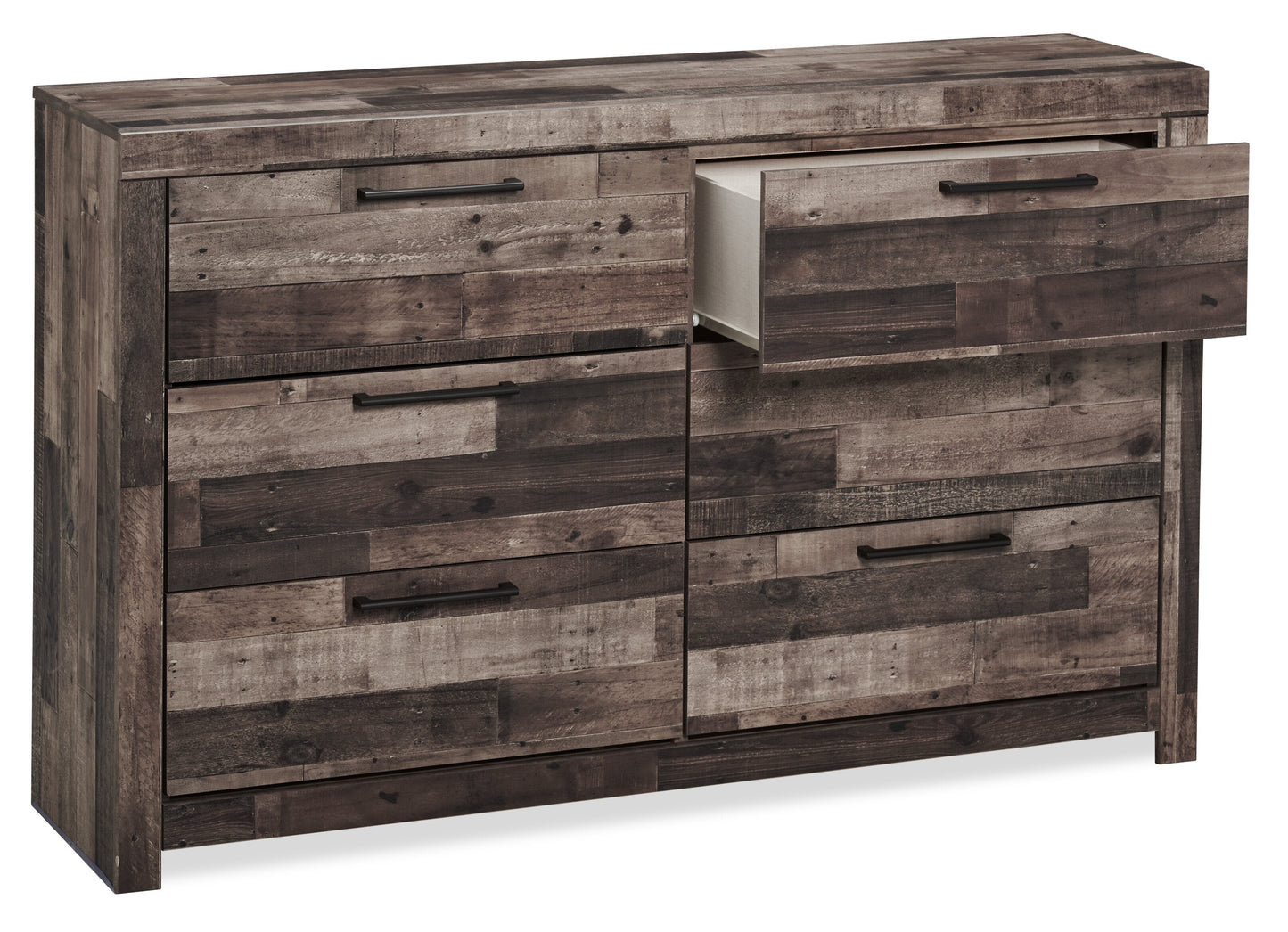 Derekson Bedroom 6-Drawer Dresser, 58.7"W x 36.4"H - Grey | Commode Derekson de 58,7 po (L) x 36,4 po (H) à 6 tiroirs pour la chambre à coucher - grise