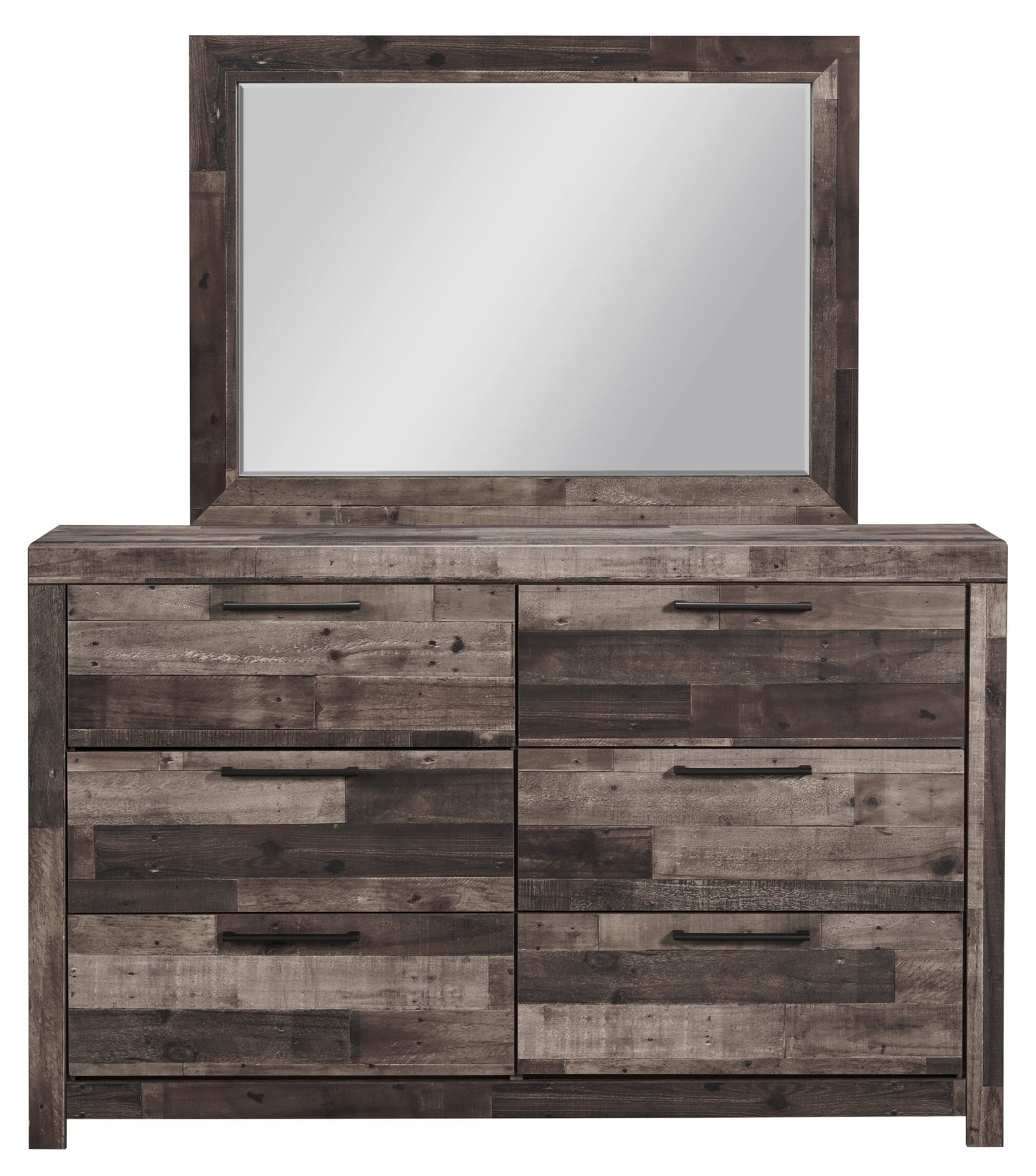 Derekson Bedroom 6-Drawer Dresser, 58.7"W x 36.4"H - Grey | Commode Derekson de 58,7 po (L) x 36,4 po (H) à 6 tiroirs pour la chambre à coucher - grise