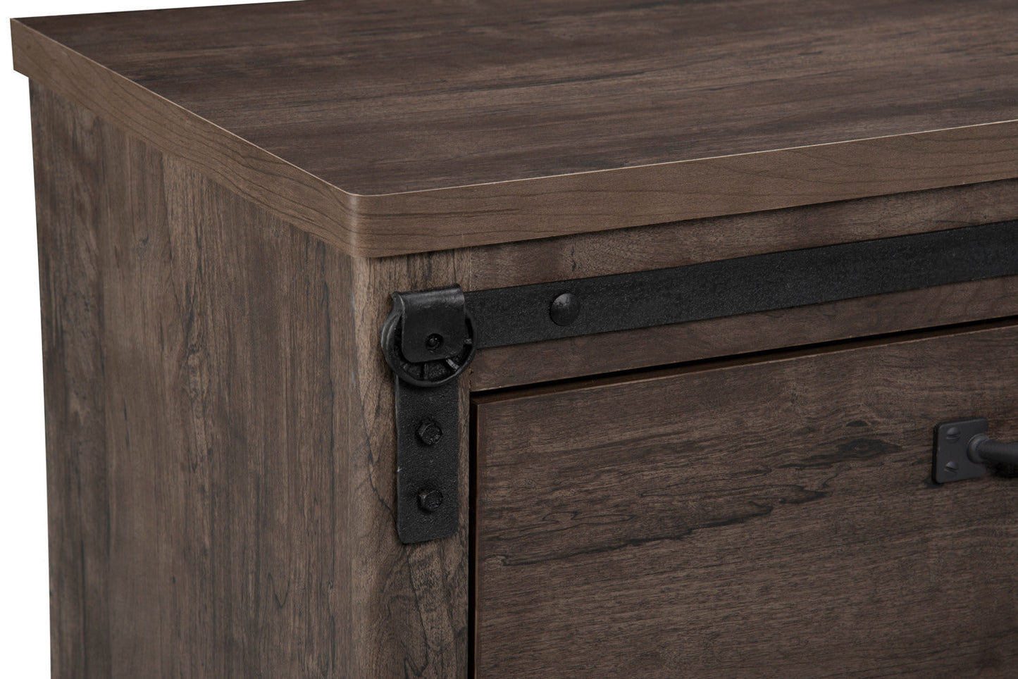 Grayson Bedroom 6-Drawer Dresser, 56.6"W x 32.3"H, Made in Canada, Rustic - Dark Grey | Commode rustique Grayson de 56,6 po (L) x 32,3 po (H) à 6 tiroirs pour la chambre à coucher, fabriquée au Canada - gris foncé