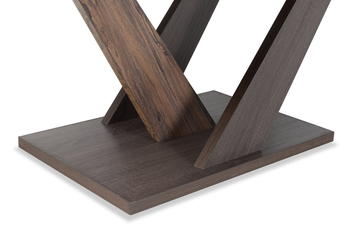 Kinsley 43.3" Modern Coffee Table - Dark Brown Wood|Table à café moderne Kinsley de 43,3 po - bois brun foncé