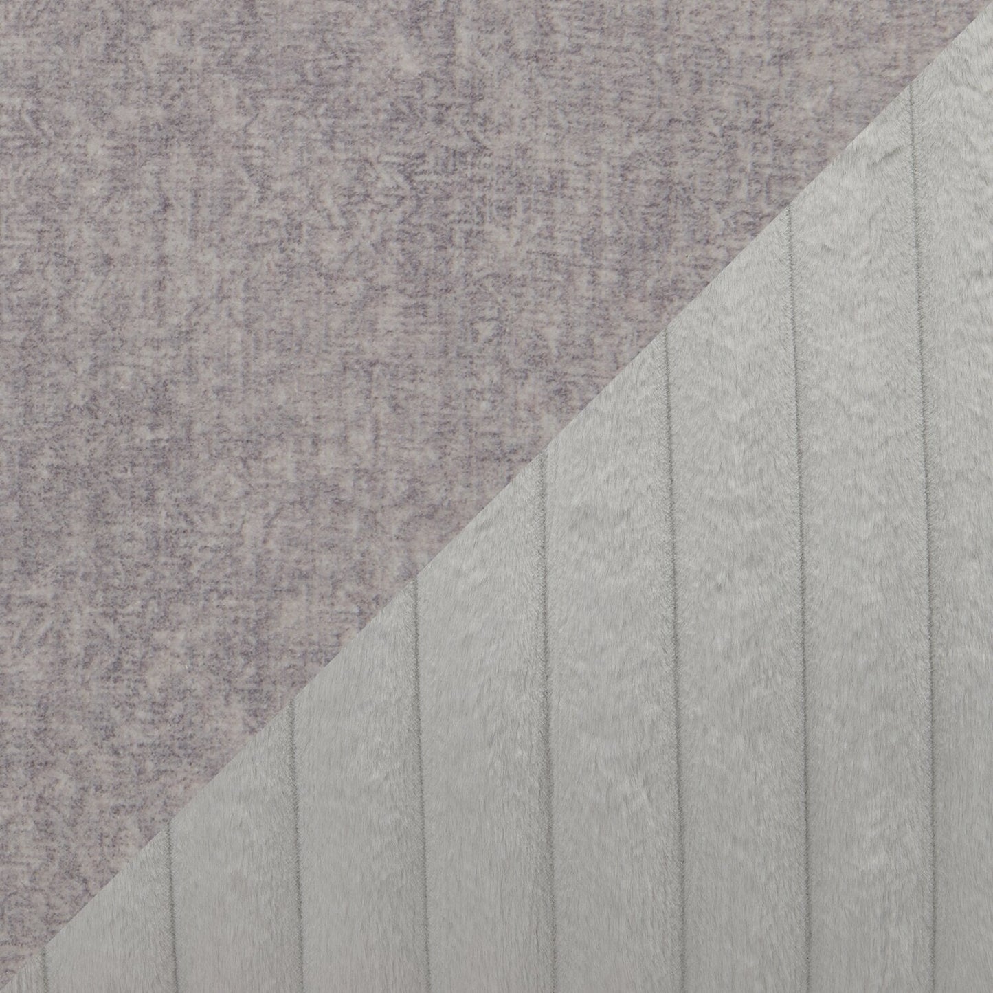 Made in Canada Koda 92" Chenille and Faux Fur Fabric Sofa with Removable Cushions - Plush Paloma Grey | Sofa Koda de 92 po fabriqué au Canada en tissu de chenille et de fausse fourrure avec coussins amovibles - gris Paloma luxueux