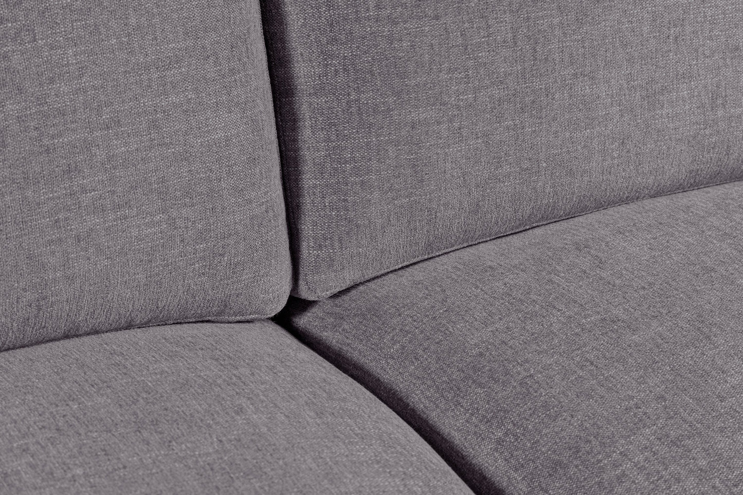 Kort & Co. Lotus 89" Chenille Fabric Sofa with Feather Down Cushions - Charcoal Grey | Sofa Lotus de Kort & Co. de 89 po en tissu de chenille avec coussins en duvet et plumes - gris anthracite