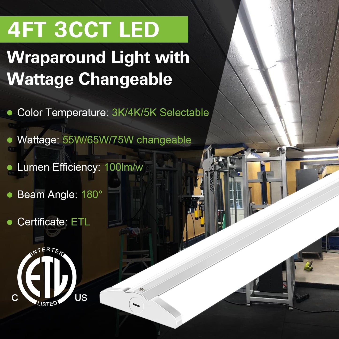 MyDepot Ceiling Lights
4FT 3CCT LED