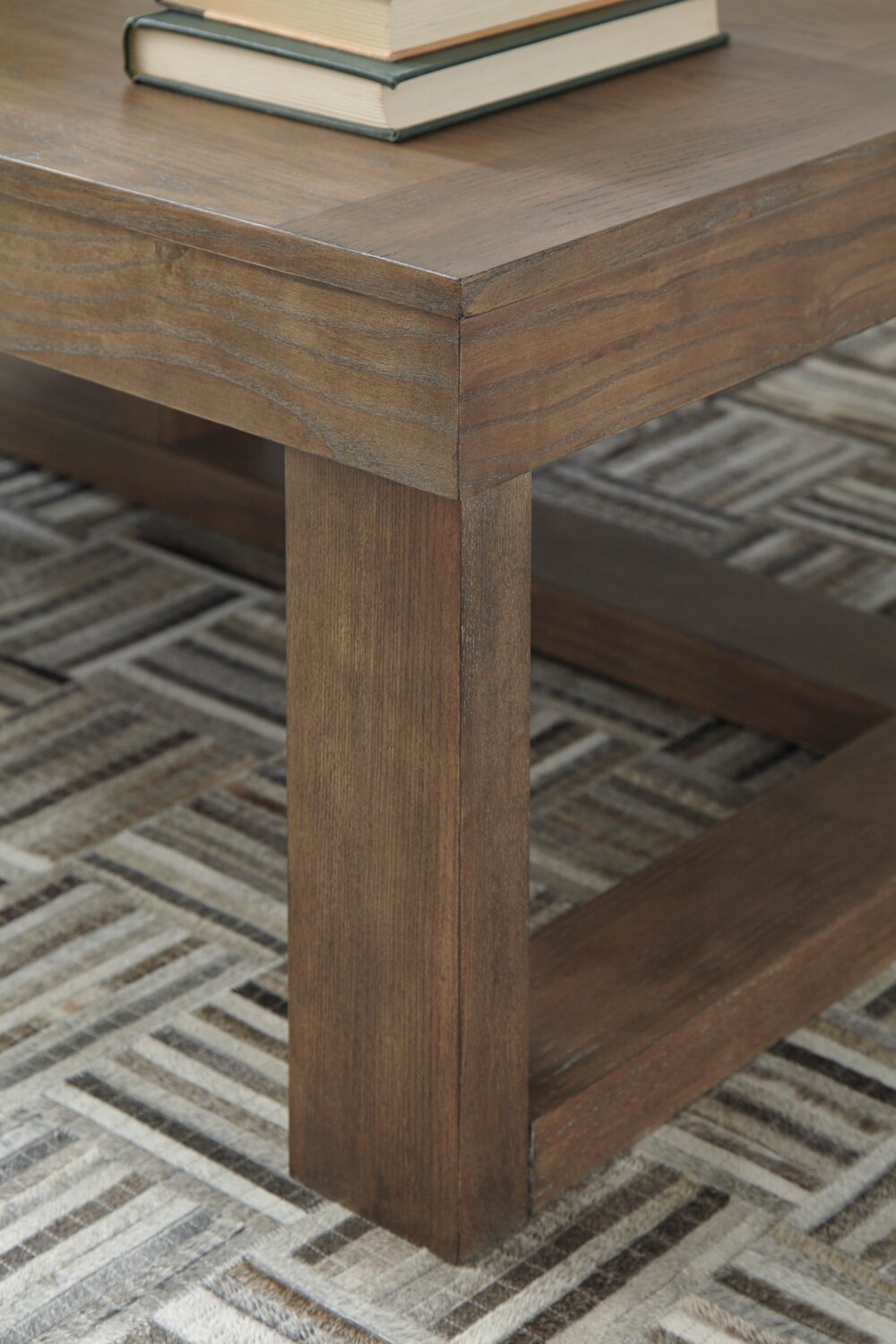 Jasper 56" Modern Coffee Table - Grey Brown | Table à café moderne Jasper de 56 po - brun-gris