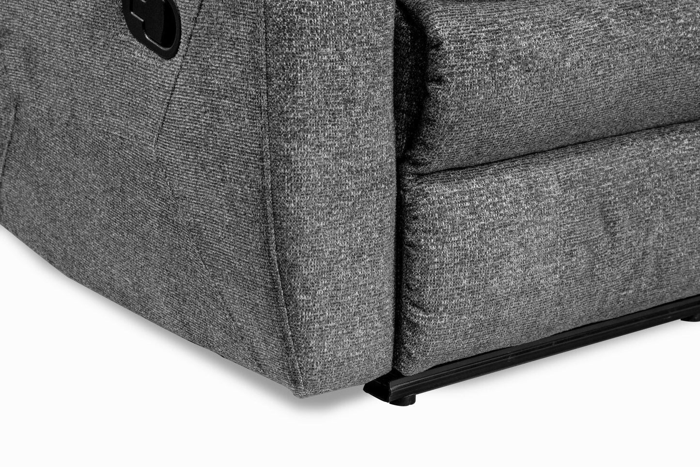 Chandler 82" Chenille Fabric Reclining Sofa - Grey | Sofa inclinable Chandler de 82 po en tissu de chenille - gris