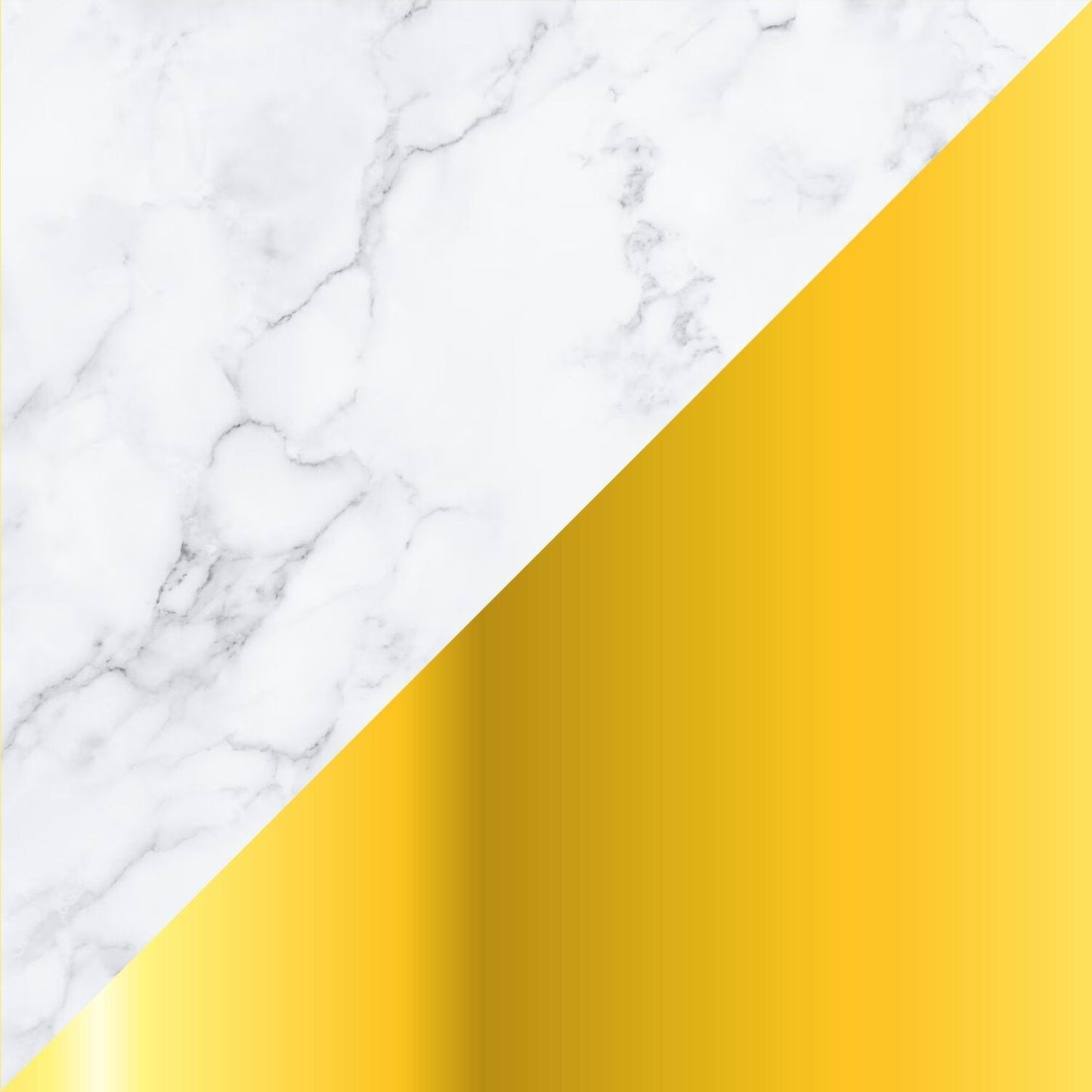 Amanda 31.5" Modern Square Coffee Table - White Marble Top with Gold Metal Base | Table à café carrée moderne Amanda de 31,5 po - dessus en marbre blanc avec base en métal doré