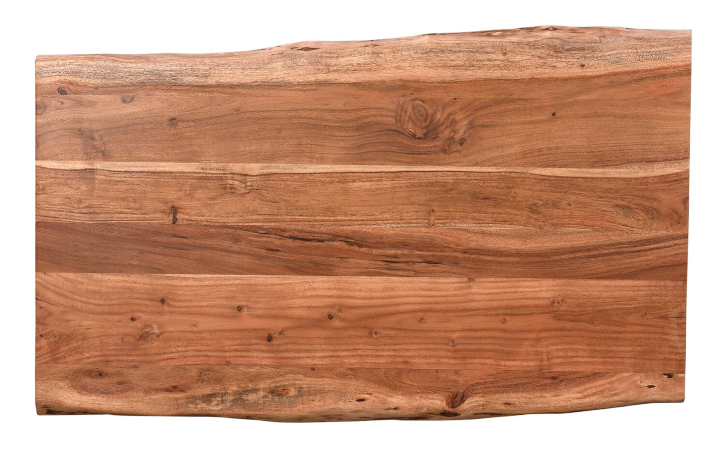 Kaleb 45" Rustic Coffee Table - Brown and Black with Metal Legs|Table à café rustique Kaleb de 45 po - brune et noire avec pattes en métal
