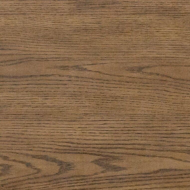 Dena Dining Table with 42-60"W Extension, Round - Oak Brown | Table de salle à manger ronde Dena de 42 po à 60 po (L) avec rallonge - chêne brun