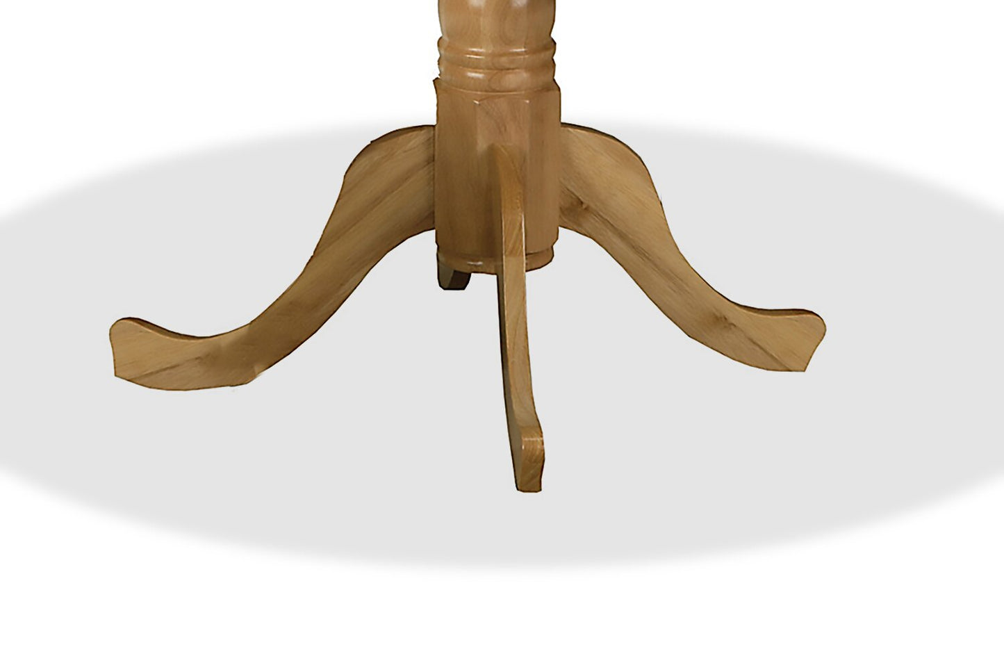 Andi Drop-Leaf Dining Table, Wood, Pedestal Base, 40"W - Natural | Table de salle à manger Andi de 40 po (L) à abattant, en bois et avec base piédestal - naturelle