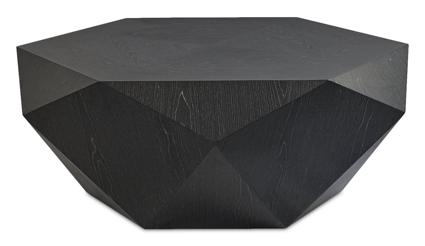 Dawson 37” Modern Coffee Table - Black | Table à café moderne Dawson de 37 po - noire