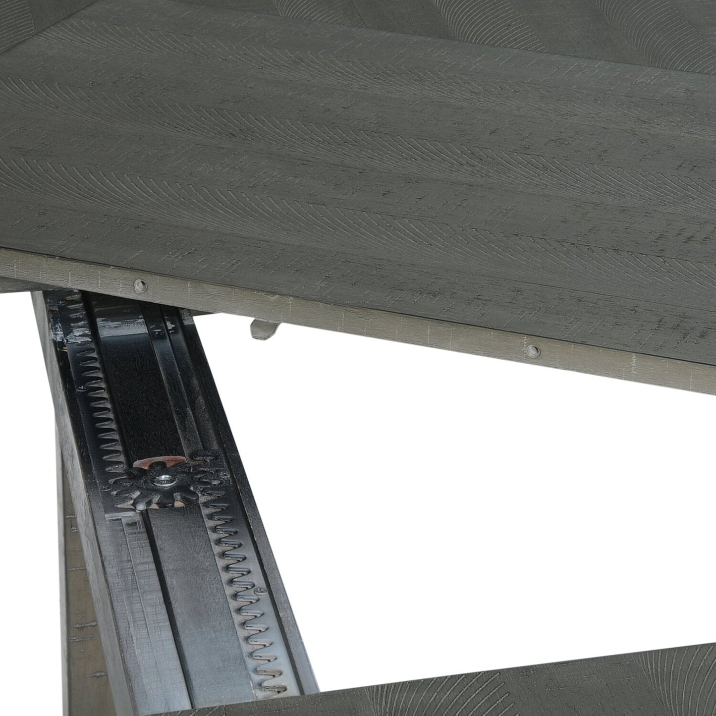 Alto Dining Table with 65-83"W Extension, Trestle Base - Grey | Table de salle à manger Alto de 65 po à 83 po (L) avec rallonge et base à tréteaux - grise