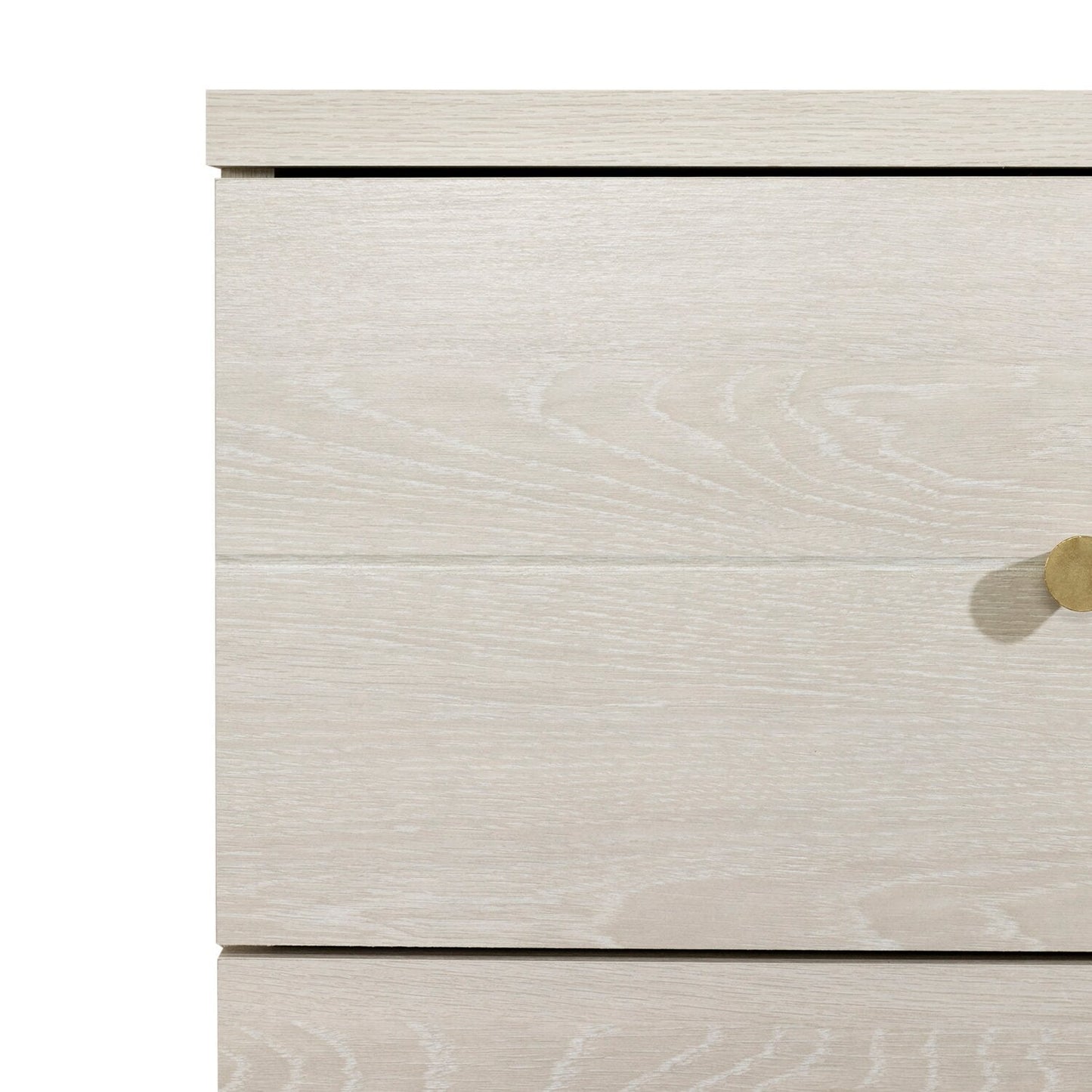 Lake Bedroom Chest of Drawers, 5-Drawer, 29"W x 52"H, Made in Canada, Glam - White | Commode verticale somptueuse Lake de 29 po (L) x 52 po (H) à 5 tiroirs pour la chambre à coucher, fabriquée au Canada - blanche