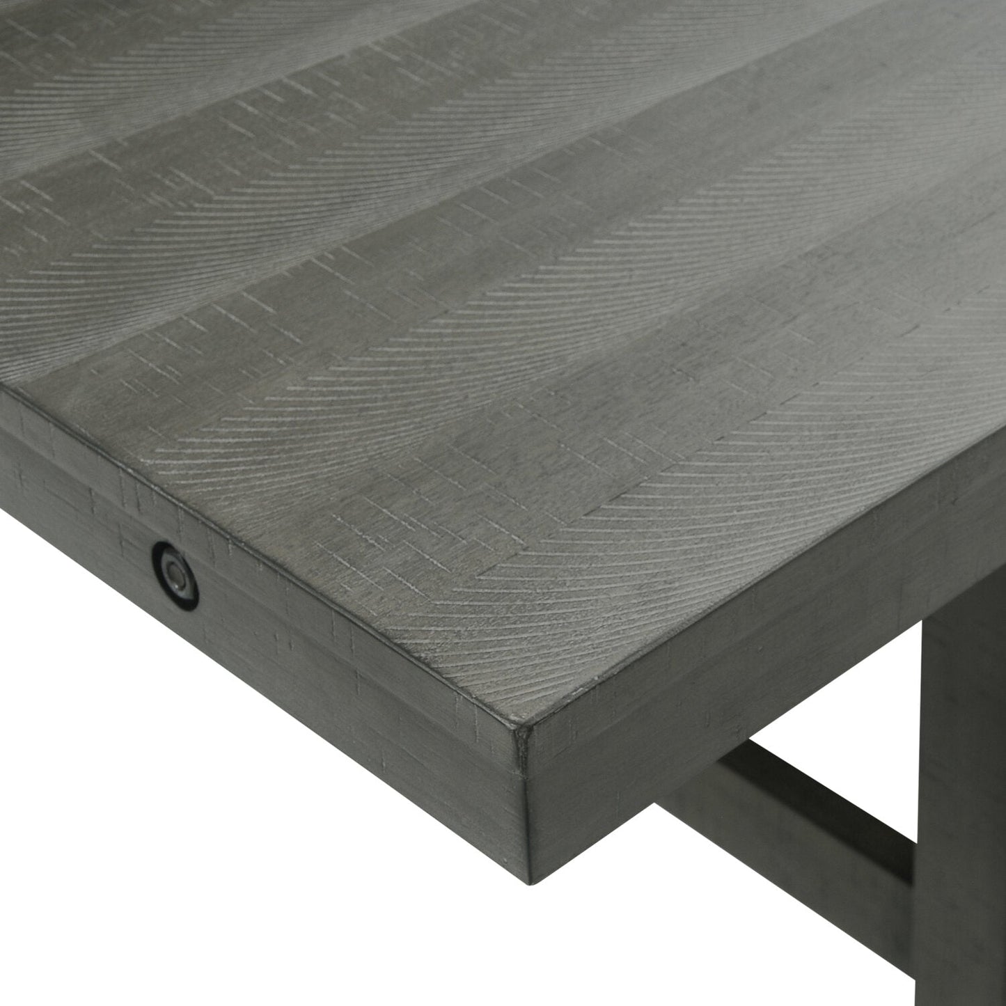 Alto Dining Table with 65-83"W Extension, Trestle Base - Grey | Table de salle à manger Alto de 65 po à 83 po (L) avec rallonge et base à tréteaux - grise