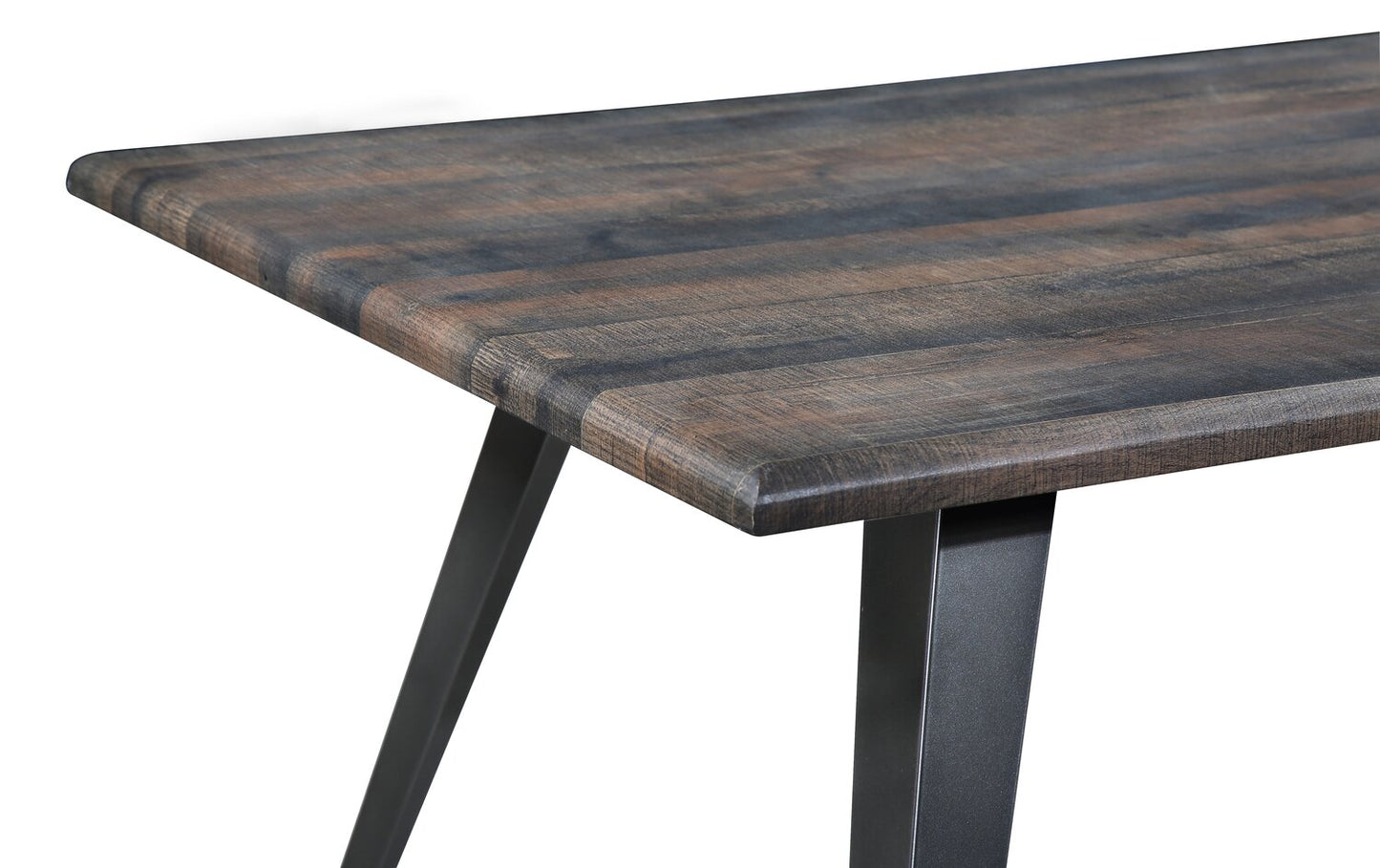 Amos Dining Table, Metal, 60"W - Grey | Table de salle à manger Amos de 60 po (L) en métal - grise