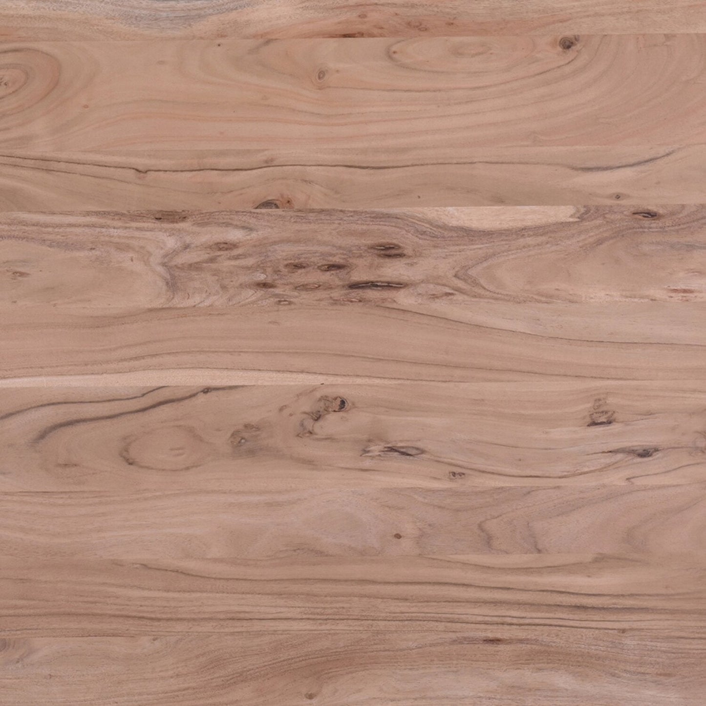 Miya Dining Table with Live Edge, Acacia Wood, Metal, 60"W - Natural | Table de salle à manger Miya de 60 po (L) en acacia et métal avec bordures Live Edge - naturelle