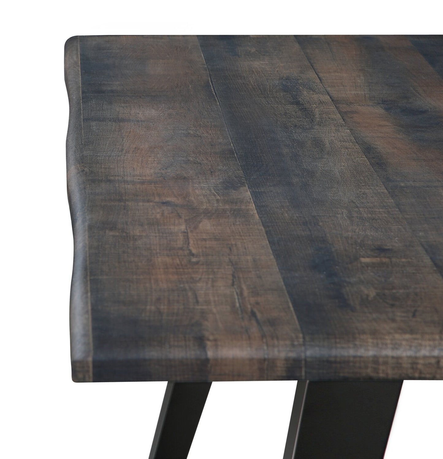 Amos Dining Table, Metal, 60"W - Grey | Table de salle à manger Amos de 60 po (L) en métal - grise