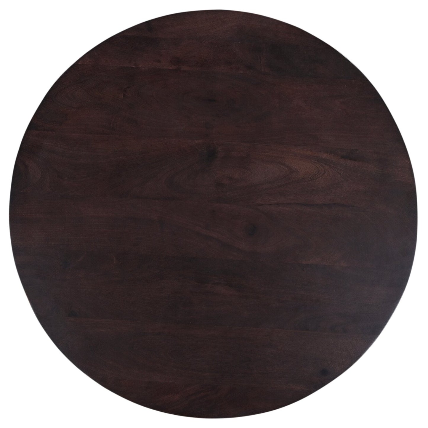 Bali Dining Table, Mango Wood, Pedestal Base, 36"W Round - Brown | Table de salle à manger ronde Bali de 36 po (L) en manguier avec base piédestal - brune