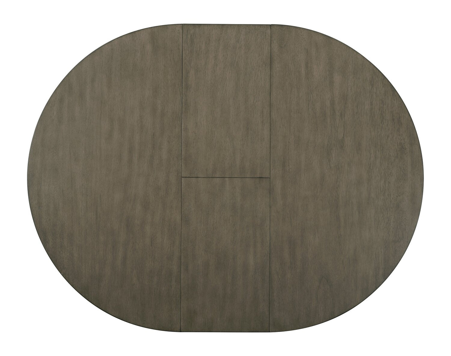 Brook Dining Table with 42-54"W Extension, Round - White/Brown | Table de salle à manger ronde Brook de 42 po à 54 po (L) avec rallonge - blanche et brune