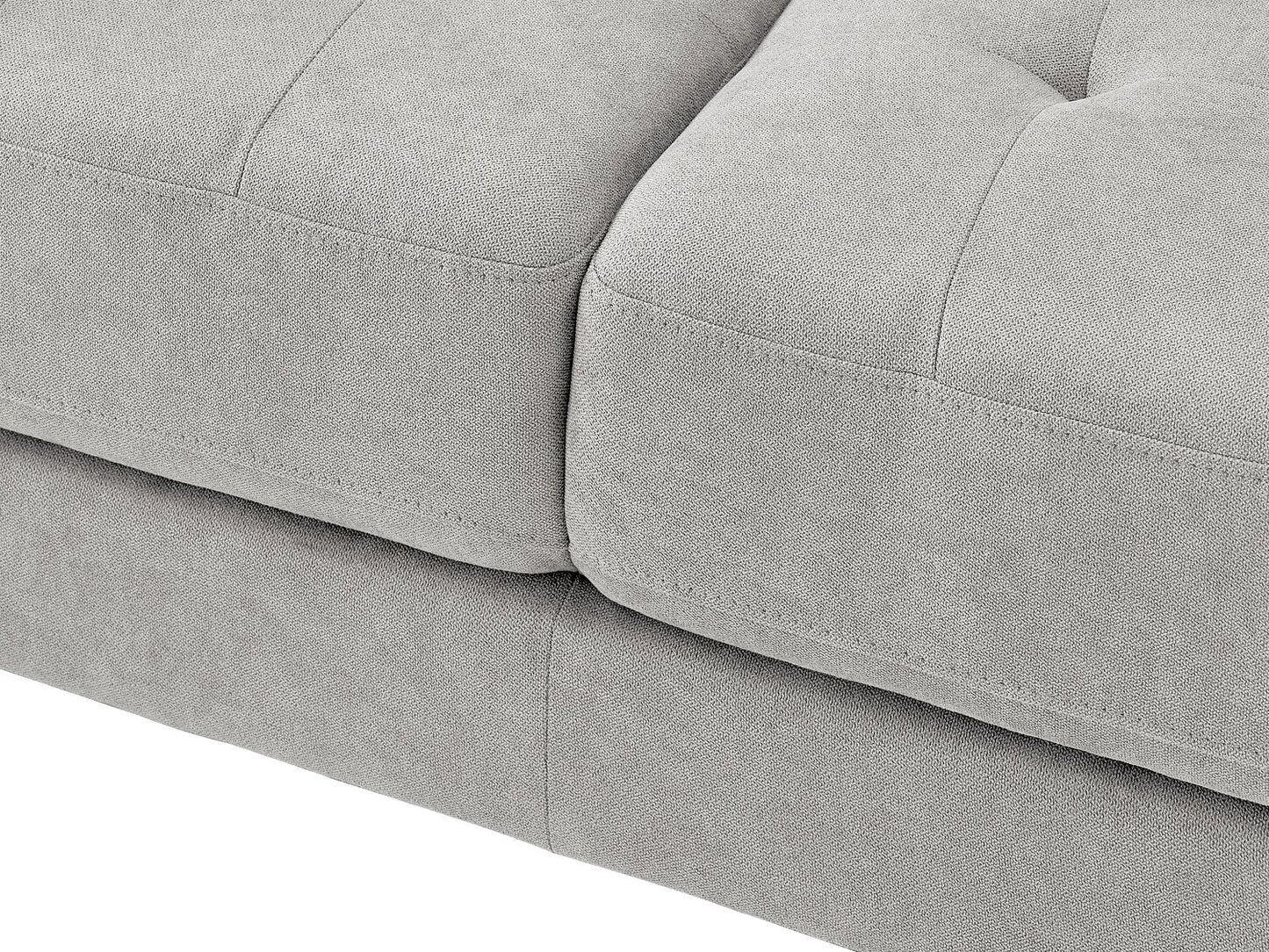 Metro 78" Fabric Sofa with Tufted Seat Cushions and Reversible Back Cushions - Neutral | Sofa Metro de 78 po en tissu avec coussins de siège capitonnés et coussins de dossier réversibles - neutre