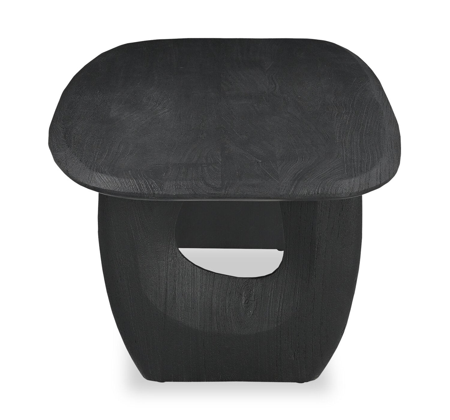 Abbot 48” Modern Solid Wood Coffee Table - Black | Table à café moderne Abbot de 48 po en bois massif - noire