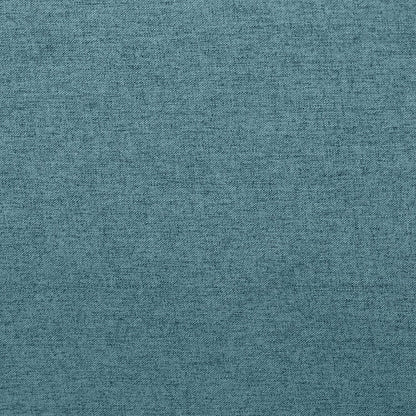 Calla 73.62" Linen-Look Fabric Condo Size Sofa with Button Tufting and Wood Legs - Blue | Sofa Calla de 73,62 po de format condo en tissu d’apparence lin avec capitonnage et pattes en bois - bleu