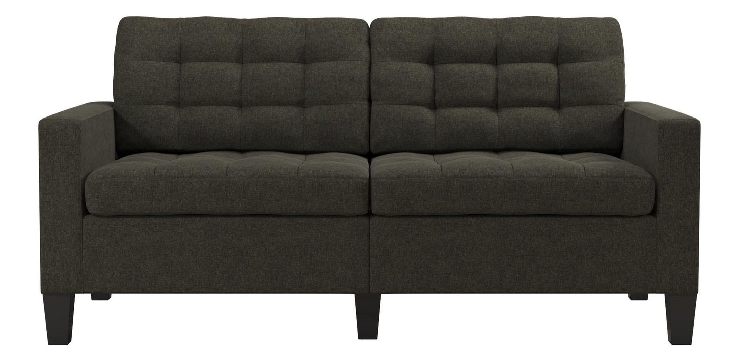 DHP Emily Fabric Sofa Couch Small Space Furniture - Grey|Sofa Emily de DHP en tissu pour petit espace - gris