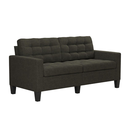DHP Emily Fabric Sofa Couch Small Space Furniture - Grey|Sofa Emily de DHP en tissu pour petit espace - gris