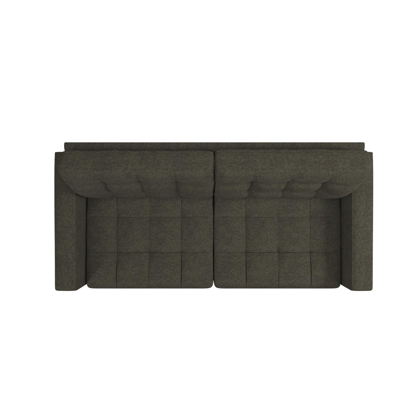 DHP Emily Fabric Sofa Couch Small Space Furniture - Grey|Sofa Emily de DHP en tissu pour petit espace - gris