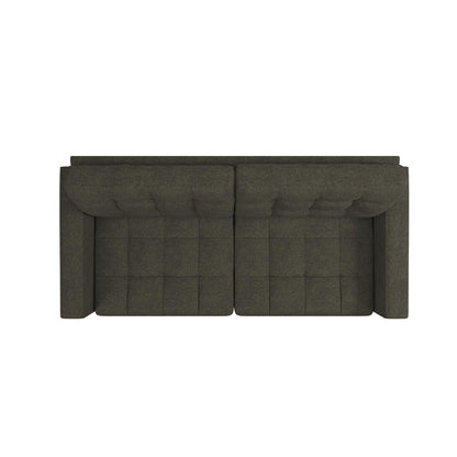 DHP Emily Fabric Sofa Couch Small Space Furniture - Grey|Sofa Emily de DHP en tissu pour petit espace - gris