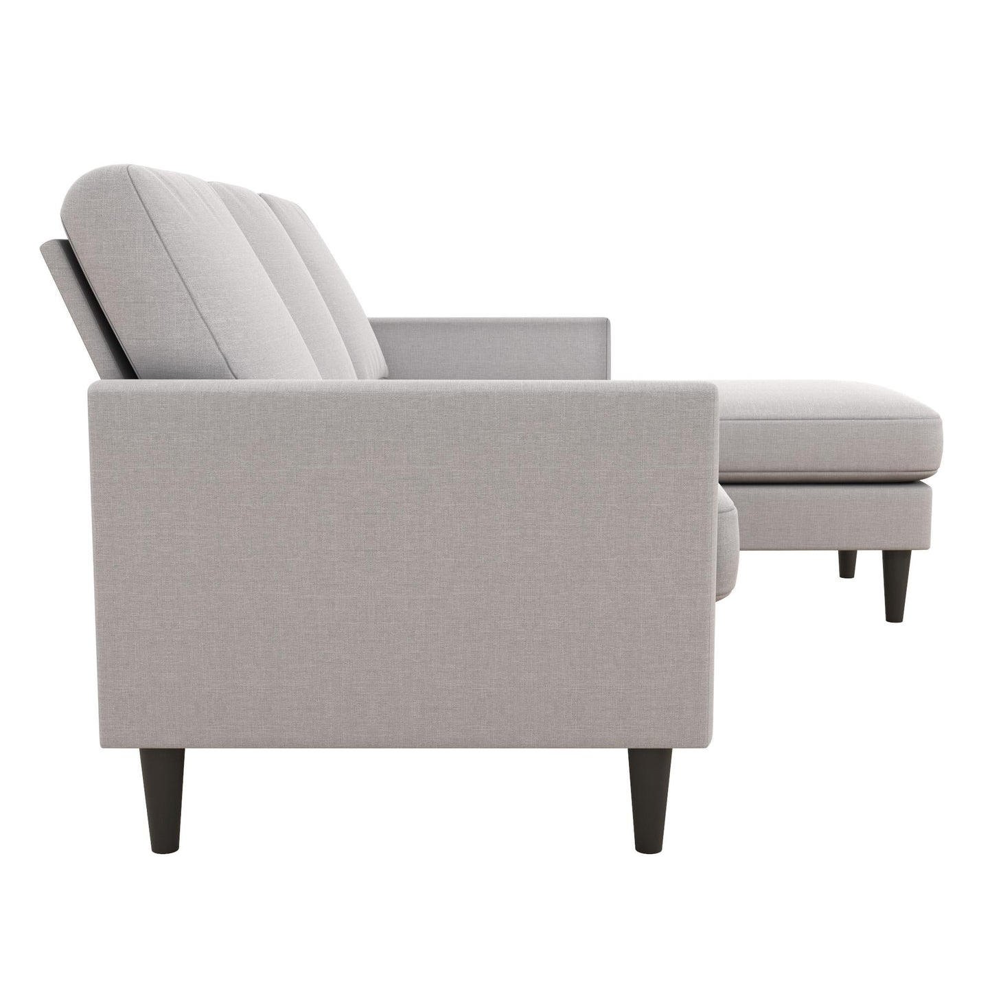 Mr. Kate Winston Reversible Linen Sofa Sectional - Light Grey|Sofa sectionnel réversible Winston de Mr. Kate en lin - gris clair