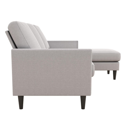 Mr. Kate Winston Reversible Linen Sofa Sectional - Light Grey|Sofa sectionnel réversible Winston de Mr. Kate en lin - gris clair