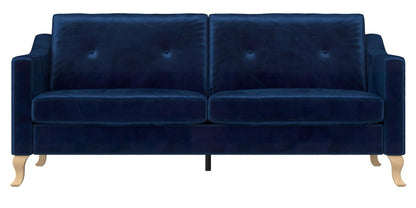 Mr. Kate Tess Velvet Sofa - Blue|Sofa Tess de Mr. Kate en velours - bleu