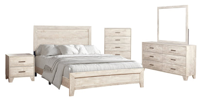 Arbor Bedroom Chest of Drawers, 5-Drawer, 31.5"W x 48.4"H - Driftwood White | Commode verticale de chambre à coucher Arbor de 31,5 po (L) x 48,4 po (H) à 5 tiroirs - bois de grève blanc