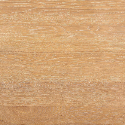 Aspen Dining Table with 80-104" Extension, Trestle Base - Natural | Table de salle à manger Aspen de 80 po à 104 po à rallonge et base à tréteaux - naturelle