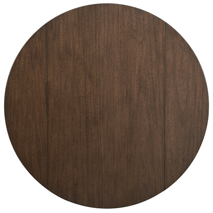 Bryn Drop-Leaf Dining Table, 42" Round - Two-Tone White & Brown | Table de salle à manger ronde Bryn de 42 po avec abattant - deux teintes, blanc et brun