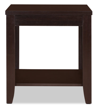 Aspen 47.3" Traditional 3-Pack Coffee + 2 End Tables - Espresso Brown |Ensemble 3 tables traditionnelles Aspen de 47,3 po (table à café et 2 tables de bout) - brun espresso